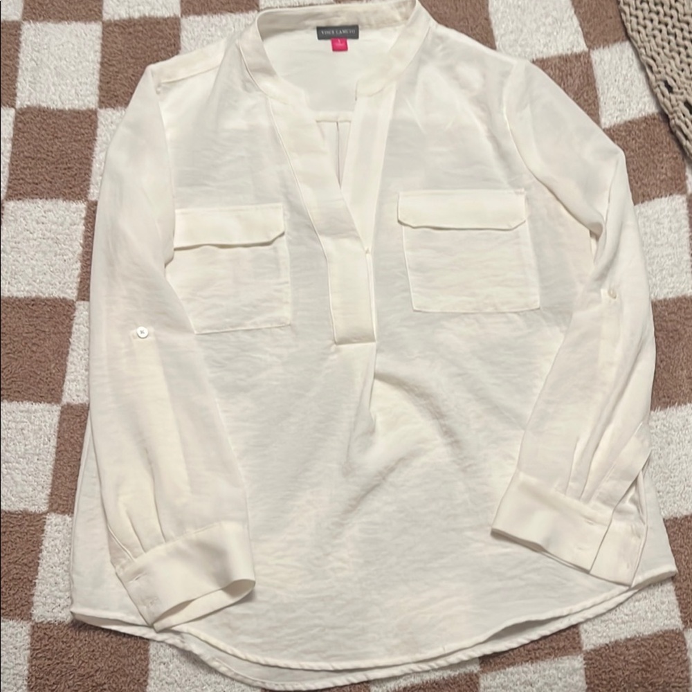 Vince Camuto Cream Blouse